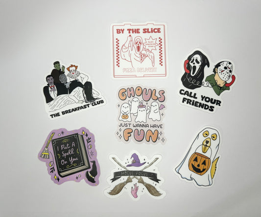 Funny Halloween Vinyl Stickers