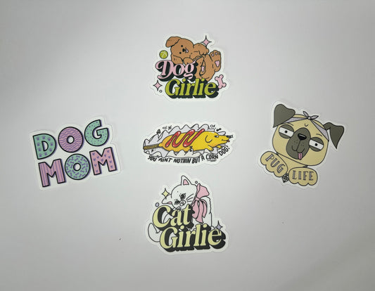 Fun Pet Vinyl Stickers